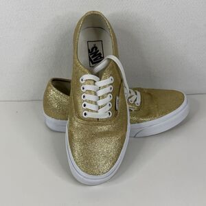 VANS Golden Glitter Shoes Womens 8.5 Men 1225